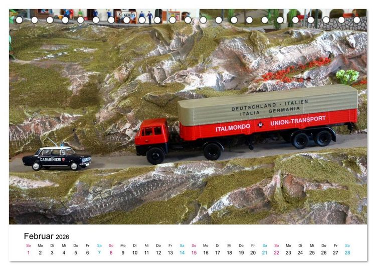 Produktbild: Bella Italia im Modell (Tischkalender 2026 DIN A5 quer), CALVENDO Monatskalender