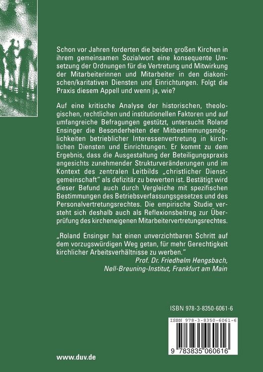 Produktbild: Betriebliche Mitbestimmung in Kirche und Diakonie