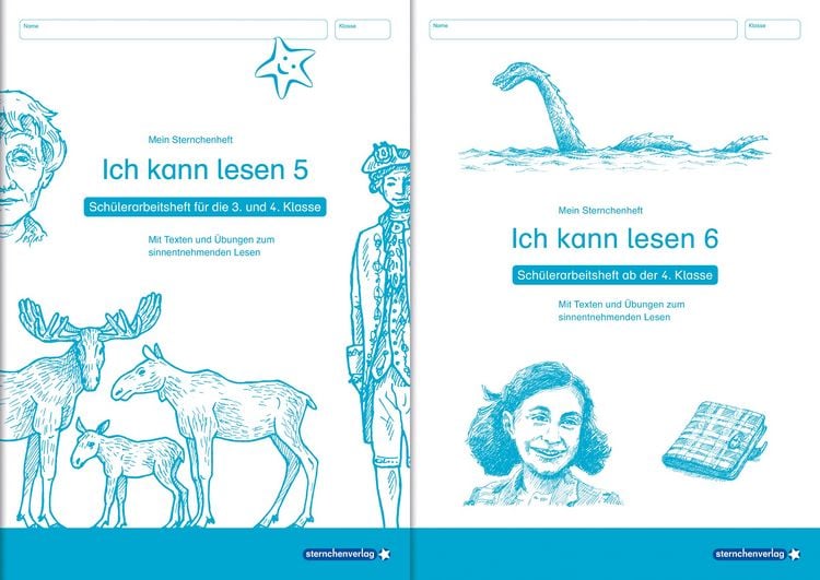 Produktbild: Ich kann lesen 5 und 6 - im Set - 2 Sch&uuml;lerarbeitshefte 3. und 4. Klasse