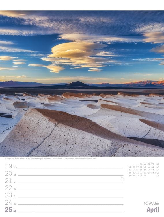 Produktbild: Planet Erde Wochenplaner Kalender 2027 | Landschaften der Welt