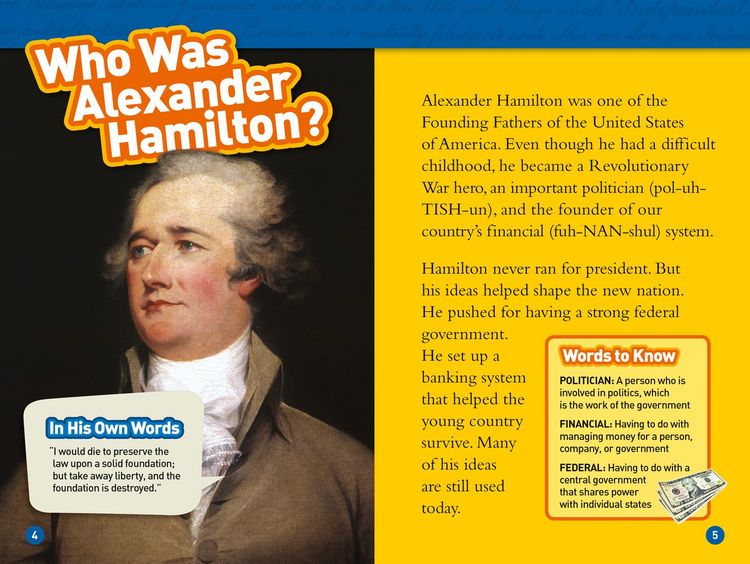 Produktbild: Alexander Hamilton (National Geographic Kids Readers, Level 3)