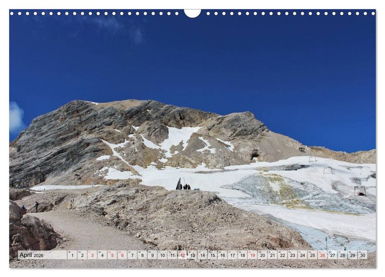 Produktbild: Zugspitze - Der h&ouml;chste Berg Deutschlands (Wandkalender 2026 DIN A3 quer), CALVENDO Monatskalender