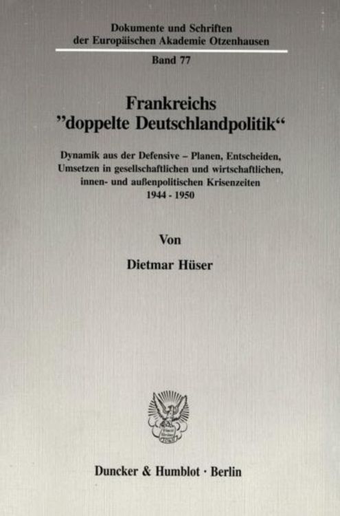Bild vom Artikel Frankreichs "doppelte Deutschlandpolitik". vom Autor Dietmar Hüser