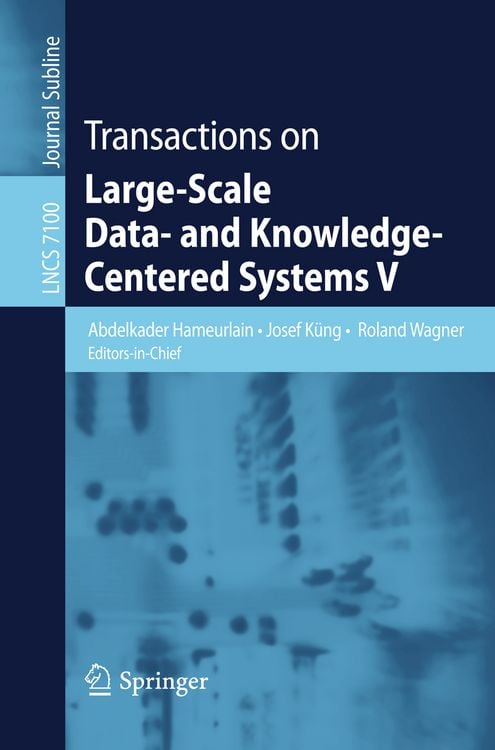 Produktbild: Transactions on Large-Scale Data- and Knowledge-Centered Systems V