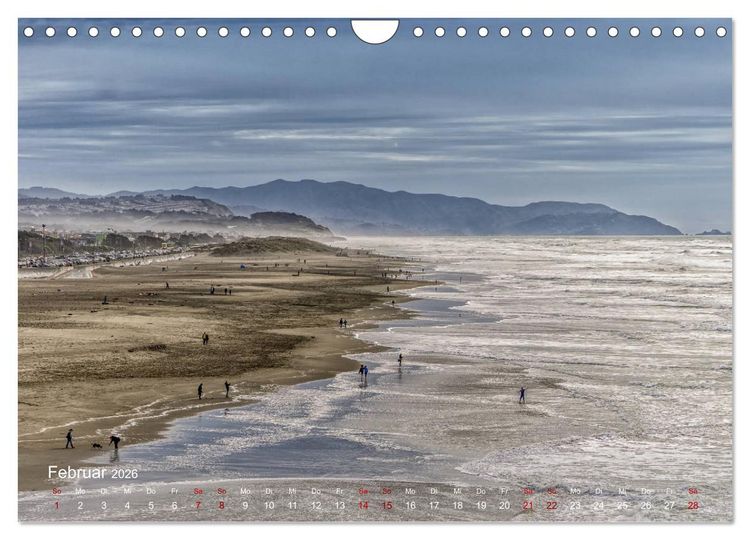Produktbild: Traumstra&szlig;e Kaliforniens - California Highway No.1 (Wandkalender 2026 DIN A4 quer), CALVENDO Monatskalender