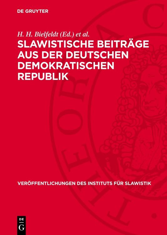 Produktbild: Slawistische Beitr&auml;ge aus der Deutschen Demokratischen Republik
