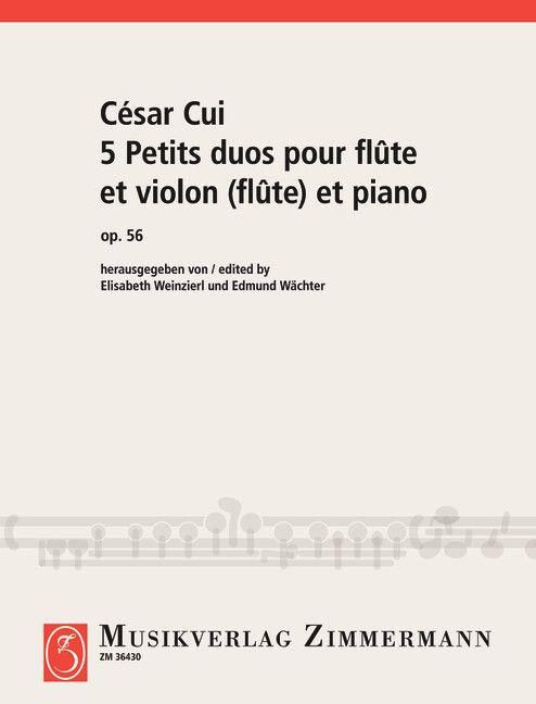 Produktbild: 5 Petits duos pour fl&ucirc;te et violon (fl&ucirc;te) et piano
