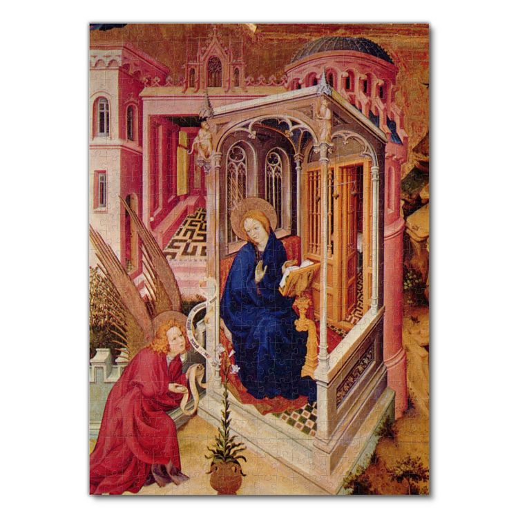 Produktbild: Lais Puzzle Melchior Broederlam - Altar f&uuml;r Philipp den K&uuml;hnen, Verk&uuml;ndigung und Heimsuchung 500 Teile