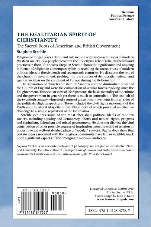 Produktbild: The Egalitarian Spirit of Christianity