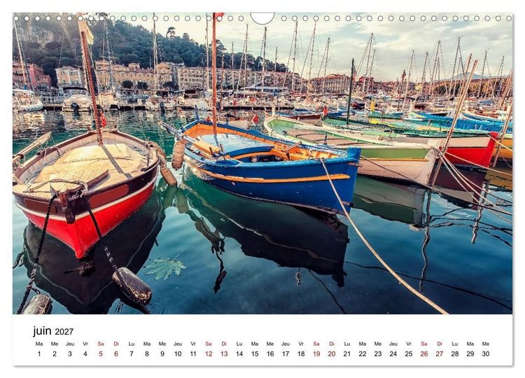 Produktbild: Enivrante C&ocirc;te d'Azur (Calendrier mural 2027 DIN A3 vertical), CALVENDO calendrier mensuel