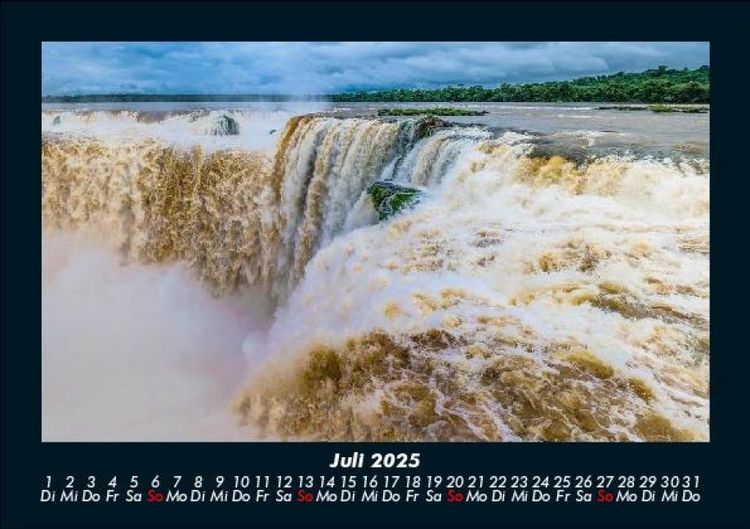 Produktbild: Wasserf&auml;lle 2025 Fotokalender DIN A5
