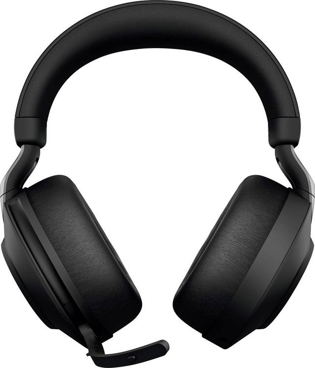 Produktbild: Jabra Evolve 2 85 Over Ear Headset Bluetooth&reg;, kabelgebunden Stereo Schwarz Mikrofon-Rauschunterdr&uuml;ckung Lautst&auml;rkeregelung, Batterieladeanzeige,