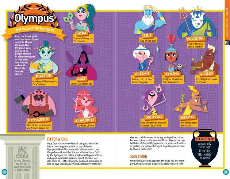 Produktbild: Weird But True! Know-It-All Greek Mythology