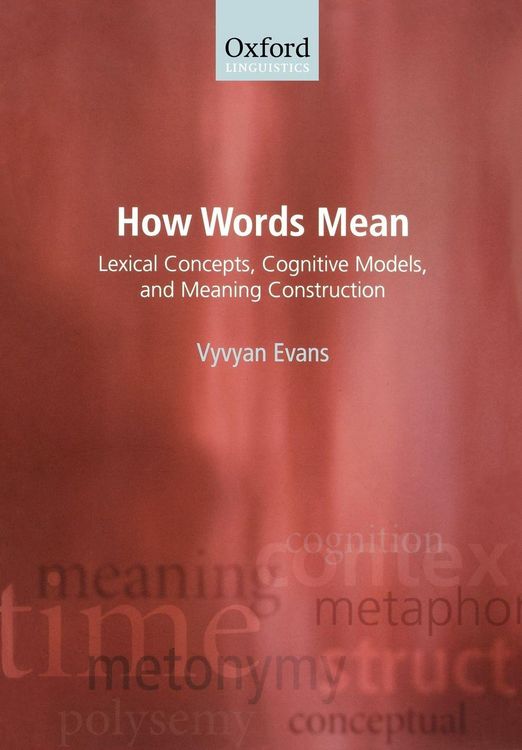 Produktbild: How Words Mean