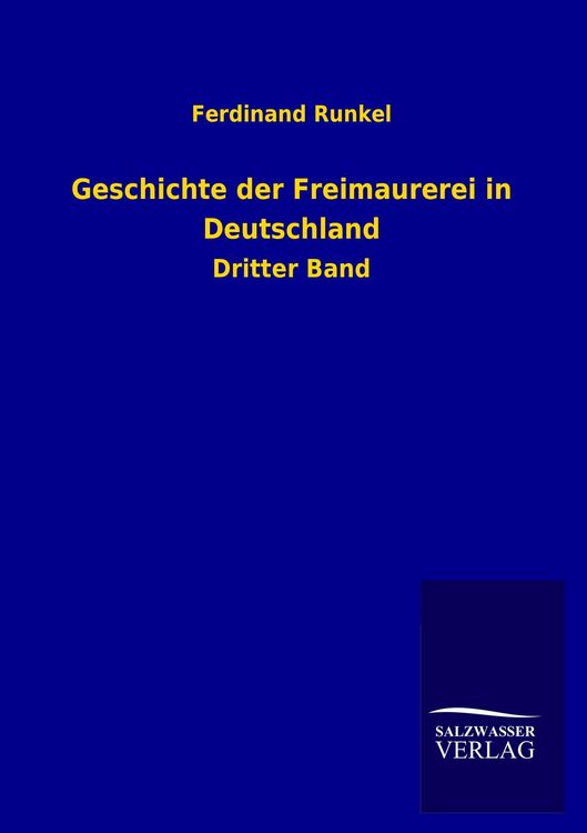 Produktbild: Geschichte der Freimaurerei in Deutschland