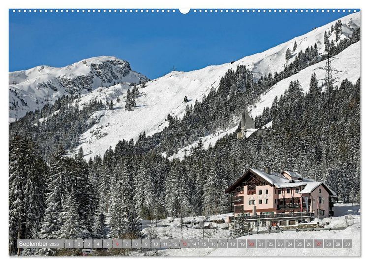 Produktbild: St. Anton am Arlberg (Wandkalender 2026 DIN A2 quer), CALVENDO Monatskalender