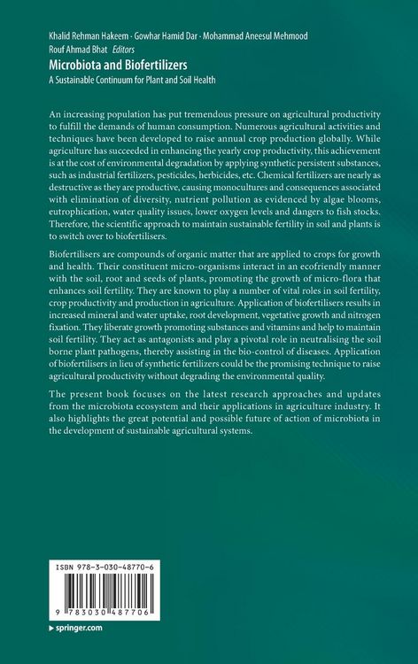 Produktbild: Microbiota and Biofertilizers