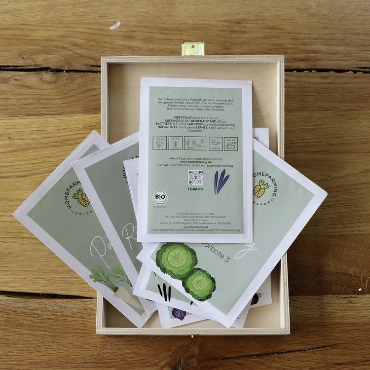 Produktbild: Bio-Saatgutbox WINTERGEM&Uuml;SE
