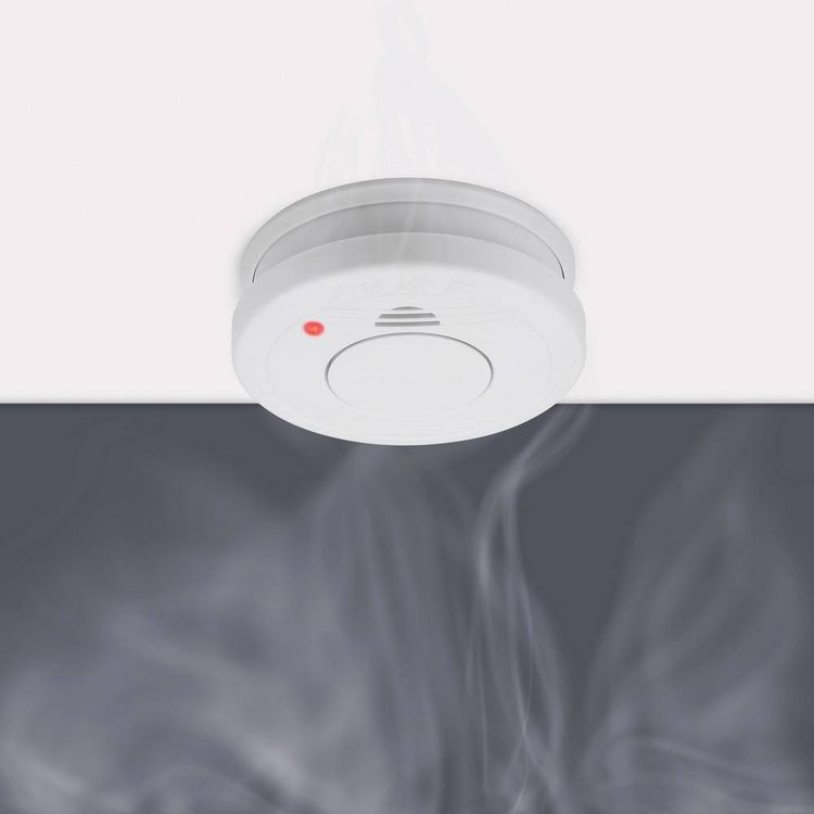 Produktbild: Smartwares RM250 Rauchwarnmelder inkl. 5 Jahres-Batterie batteriebetrieben (&Oslash; x H) 100 mm x 35 mm