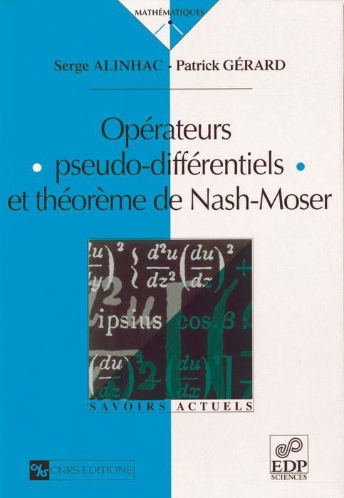 Produktbild: Op&eacute;rateurs pseudo-diff&eacute;rentiels et th&eacute;or&egrave;me de Nash-Moser