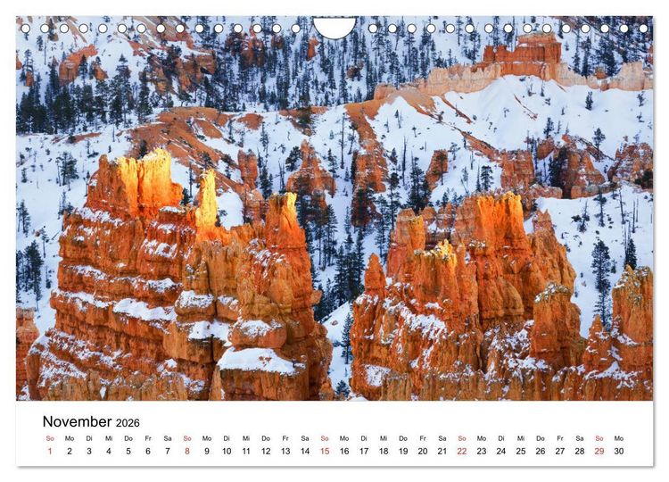 Produktbild: Landschaften vom Licht gek&uuml;&szlig;t (Wandkalender 2026 DIN A4 quer), CALVENDO Monatskalender