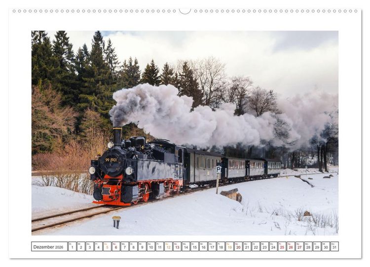 Produktbild: Museumsbahnen auf Tour (Wandkalender 2026 DIN A2 quer), CALVENDO Monatskalender