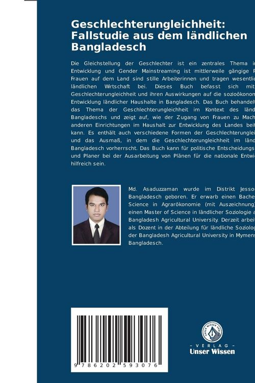 Produktbild: Geschlechterungleichheit: Fallstudie aus dem l&auml;ndlichen Bangladesch