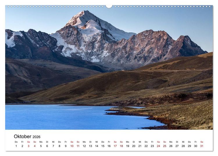 Produktbild: Bolivien - Einzigartige Landschaft (Wandkalender 2026 DIN A2 quer), CALVENDO Monatskalender