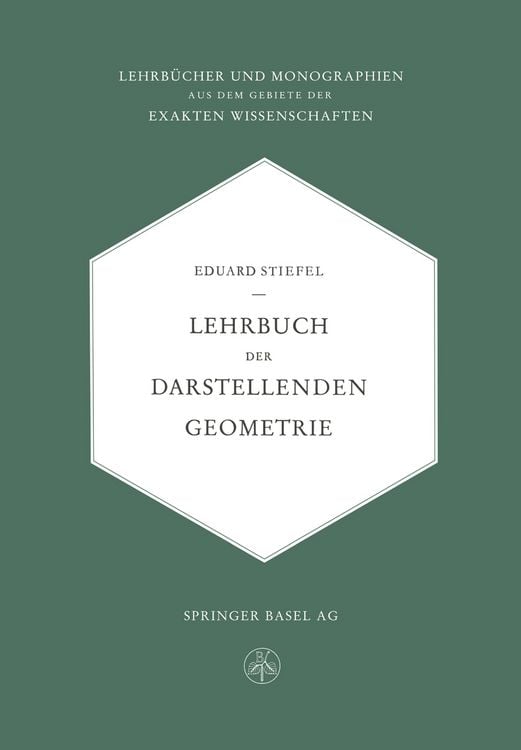Produktbild: Lehrbuch der Darstellenden Geometrie