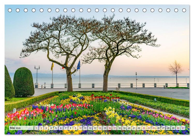 Produktbild: Traumhafter Bodensee (Tischkalender 2026 DIN A5 quer), CALVENDO Monatskalender