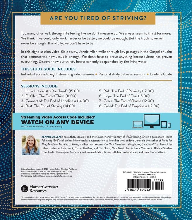 Produktbild: The Nothing to Prove Bible Study Guide Plus Streaming Video