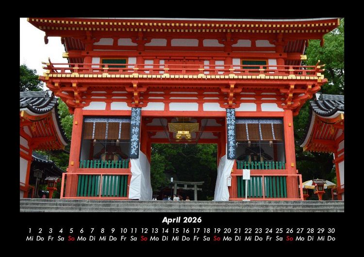 Produktbild: Tempel 2026 Fotokalender DIN A3