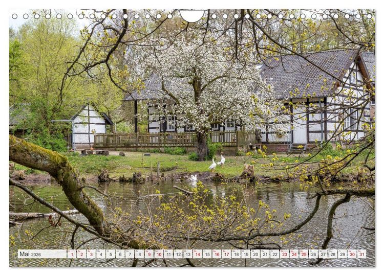 Produktbild: Romantisches Wegberg (Wandkalender 2026 DIN A4 quer), CALVENDO Monatskalender
