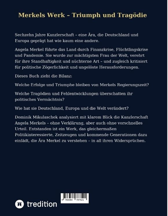 Produktbild: Merkels Werk - Triumph und Trag&ouml;die