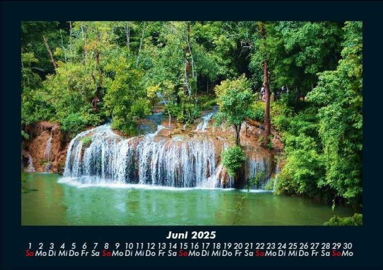 Produktbild: Wasserf&auml;lle 2025 Fotokalender DIN A5