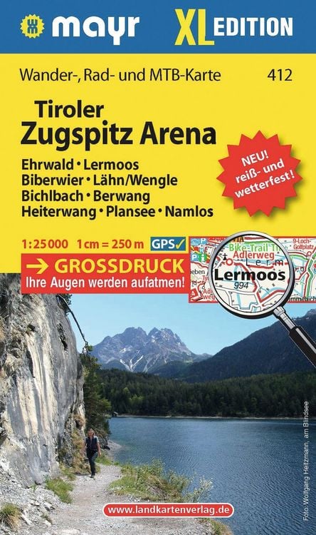 Produktbild: Tiroler Zugspitz Arena XL, Ehrwald, Lermoos, Biberwier, L&auml;hn/Wengle, Bichlbach, Berwang, Heiterwang, Plansee, Namlos