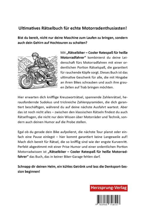 Produktbild: R&auml;tselbiker: Cooler Ratespa&szlig; f&uuml;r hei&szlig;e Motorradfahrer