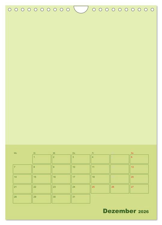Produktbild: Bastel Terminkalender (Wandkalender 2026 DIN A4 hoch), CALVENDO Monatskalender