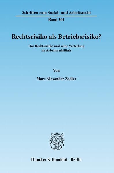 Produktbild: Rechtsrisiko als Betriebsrisiko?