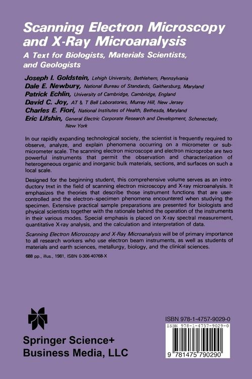 Produktbild: Advanced Scanning Electron Microscopy and X-Ray Microanalysis