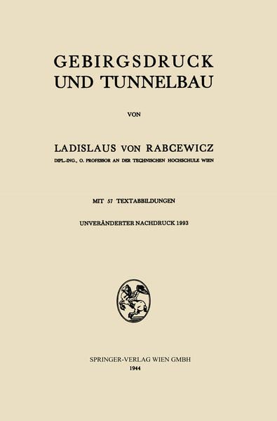 Produktbild: Gebirgsdruck und Tunnelbau
