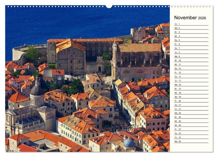 Produktbild: Dubrovnik - Perle der Adria (hochwertiger Premium Wandkalender 2026 DIN A2 quer), Kunstdruck in Hochglanz