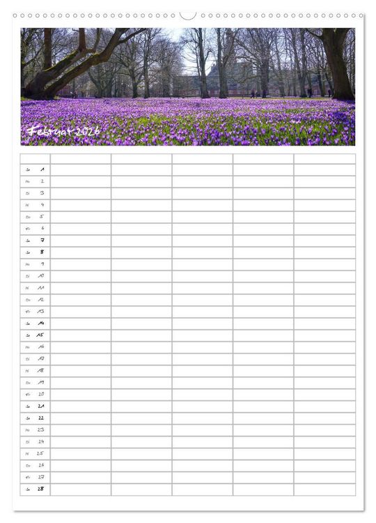 Produktbild: Nordfriesland - Familienplaner (hochwertiger Premium Wandkalender 2026 DIN A2 hoch), Kunstdruck in Hochglanz