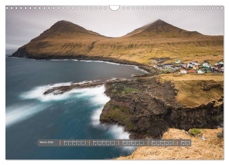 Produktbild: Spectacular beauty - Faroe Islands (Wall Calendar 2026 DIN A3 landscape), CALVENDO 12 Month Wall Calendar