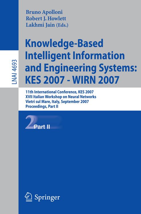 Produktbild: Knowledge-Based Intelligent Information and Engineering Systems