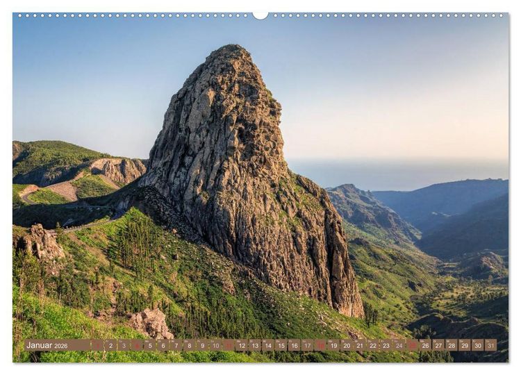 Produktbild: La Gomera Sonne, Meer und Vulkane (hochwertiger Premium Wandkalender 2026 DIN A2 quer), Kunstdruck in Hochglanz