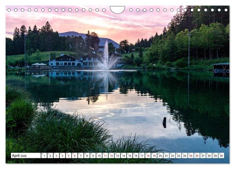 Produktbild: Rund um den Riessersee (Wandkalender 2026 DIN A4 quer), CALVENDO Monatskalender
