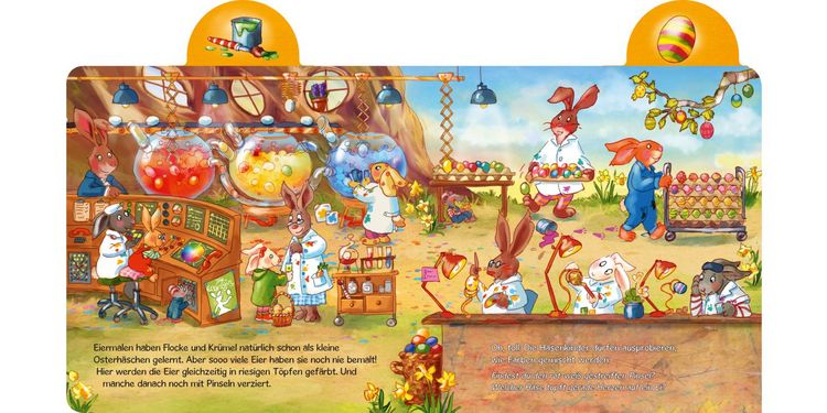 Produktbild: Die Hasenkinder in der Oster-Wimmel-Werkstatt