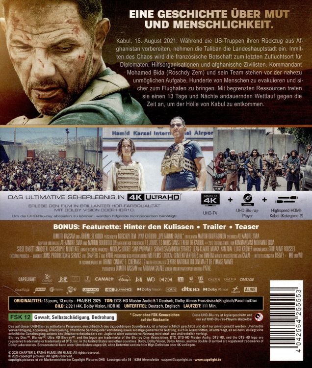 Produktbild: Operation: Kabul (UHD-Blu-ray)