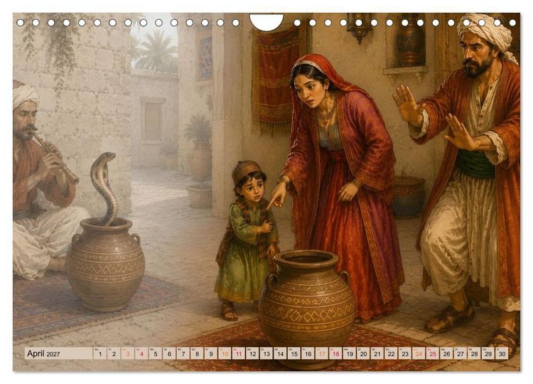 Produktbild: Scheherazade und 12 M&auml;rchen aus 1001 Nacht (Wandkalender 2027 DIN A4 quer), CALVENDO Monatskalender